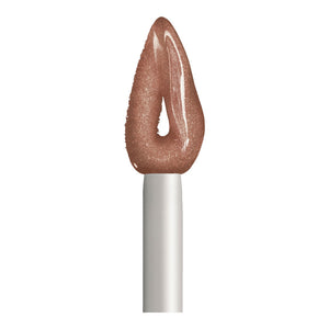 L'Oreal Infallible 8HR Pro Gloss 825 Dolce De Leche – close-up of wand applicator with caramel nude lip gloss