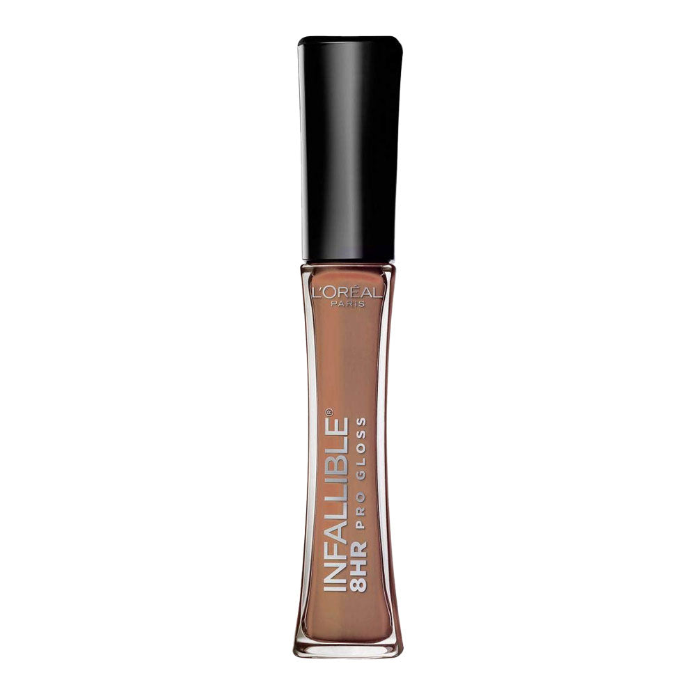 L'Oreal Infallible 8HR Pro Gloss 6.3ml 825 Dolce De Leche – high-shine, longwear lip gloss with rich caramel nude tone