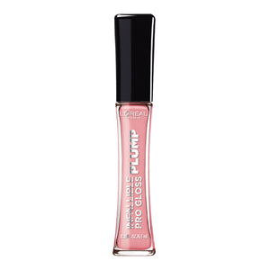 L'Oreal Infallible Pro Gloss Plump 601 Rosy Flush – high-shine, plumping lip gloss in soft rosy pink shade