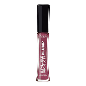 L'Oreal Infallible Pro Gloss Plump 6.3ml 608 True Berry – high-shine, plumping lip gloss in deep berry shade