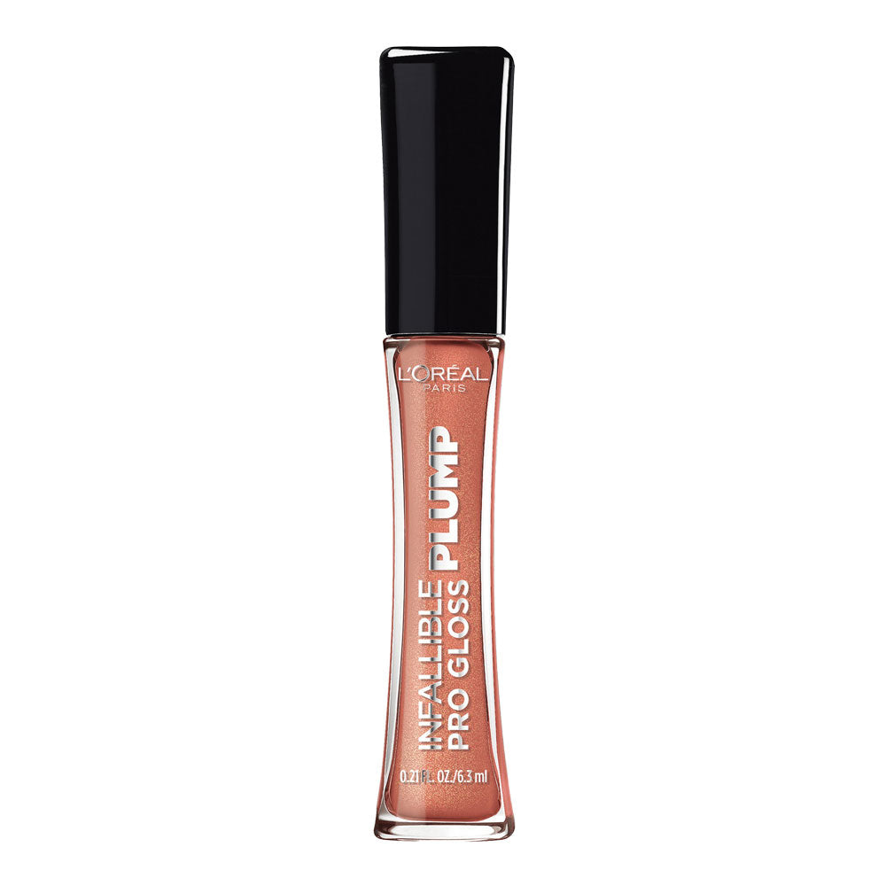 L'Oreal Infallible Pro Gloss Plump 609 Lucid Glow 6.3ml, plumping lip gloss with hydrating shine – Cosmetix Australia