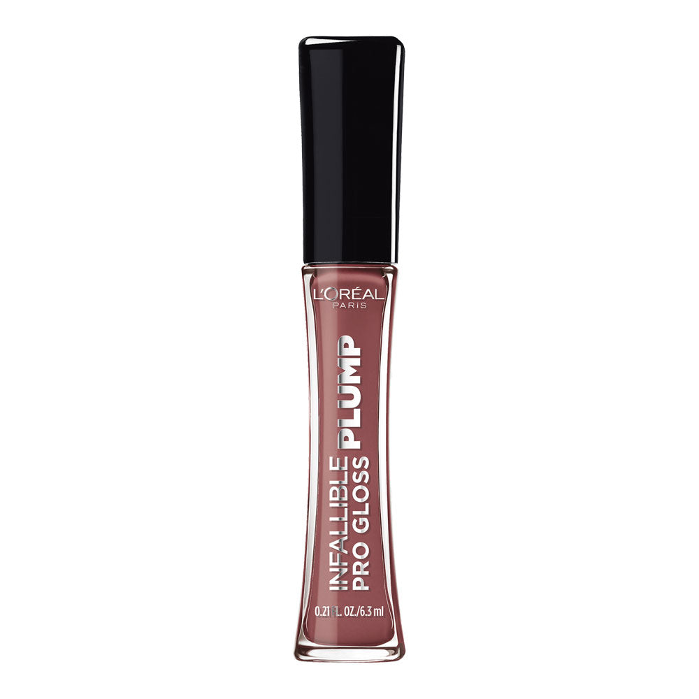 L'Oreal Infallible Pro Gloss Plump 6.3ml 604 RADIANT MAUVE lip gloss in radiant mauve color