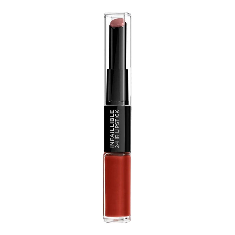 L'Oreal Infallible 24HR 2-Step Lipstick 5.7ml 501 TIMELESS RED