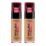 L'Oreal Infallible 32HR Fresh Wear Foundation 30ml 290 GOLDEN AMBER - 2 pack