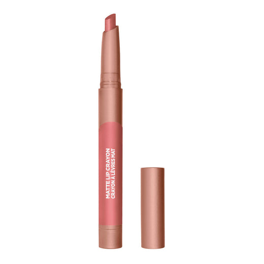 L'Oreal Paris Infallible Matte Lip Crayon in 500 Caramel Blonde, 1.3g with cap off