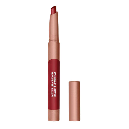 L'Oreal Paris Infallible Matte Lip Crayon in shade 508 Brulee Everyday, 1.3g with cap off
