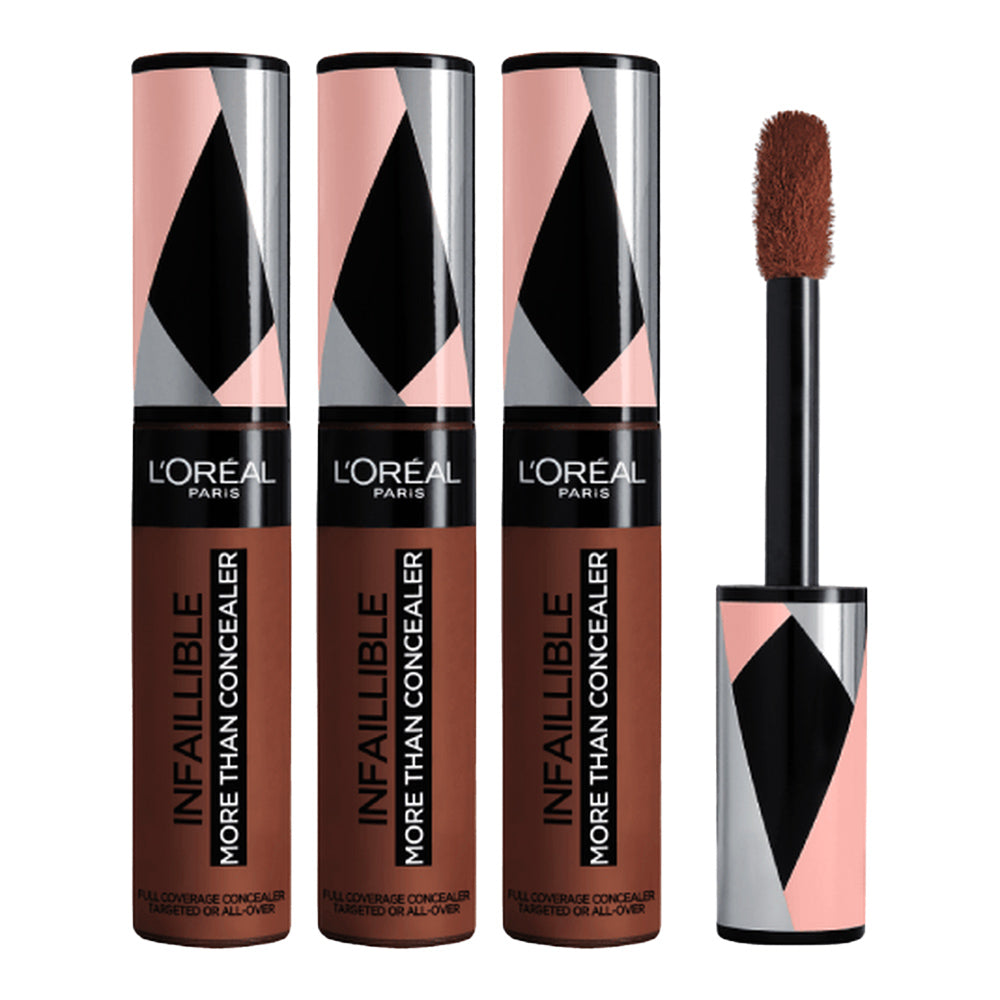 L'Oreal Infallible More Than Concealer 11ml 343 TRUFFLE - 3 pack