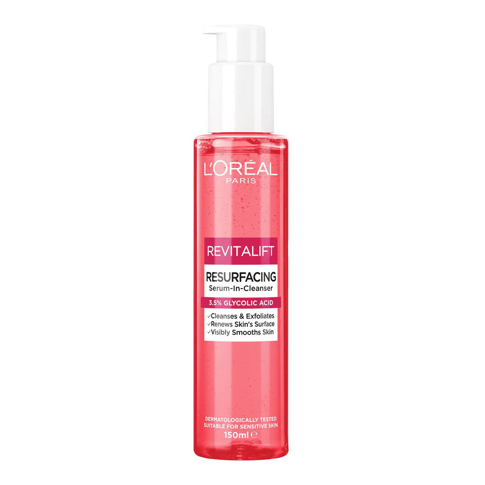 L’Oréal Revitalift Laser Glycolic Acid Cleanser 150ml – exfoliating, renewing face wash for smoother skin at Cosmetix Australia