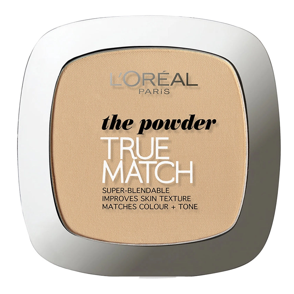 L'Oreal True Match Powder 9g 3W GOLDEN BEIGE makeup compact in golden beige shade