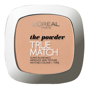 L'Oreal True Match Powder 9g 5W GOLDEN SAND makeup product in golden sand shade
