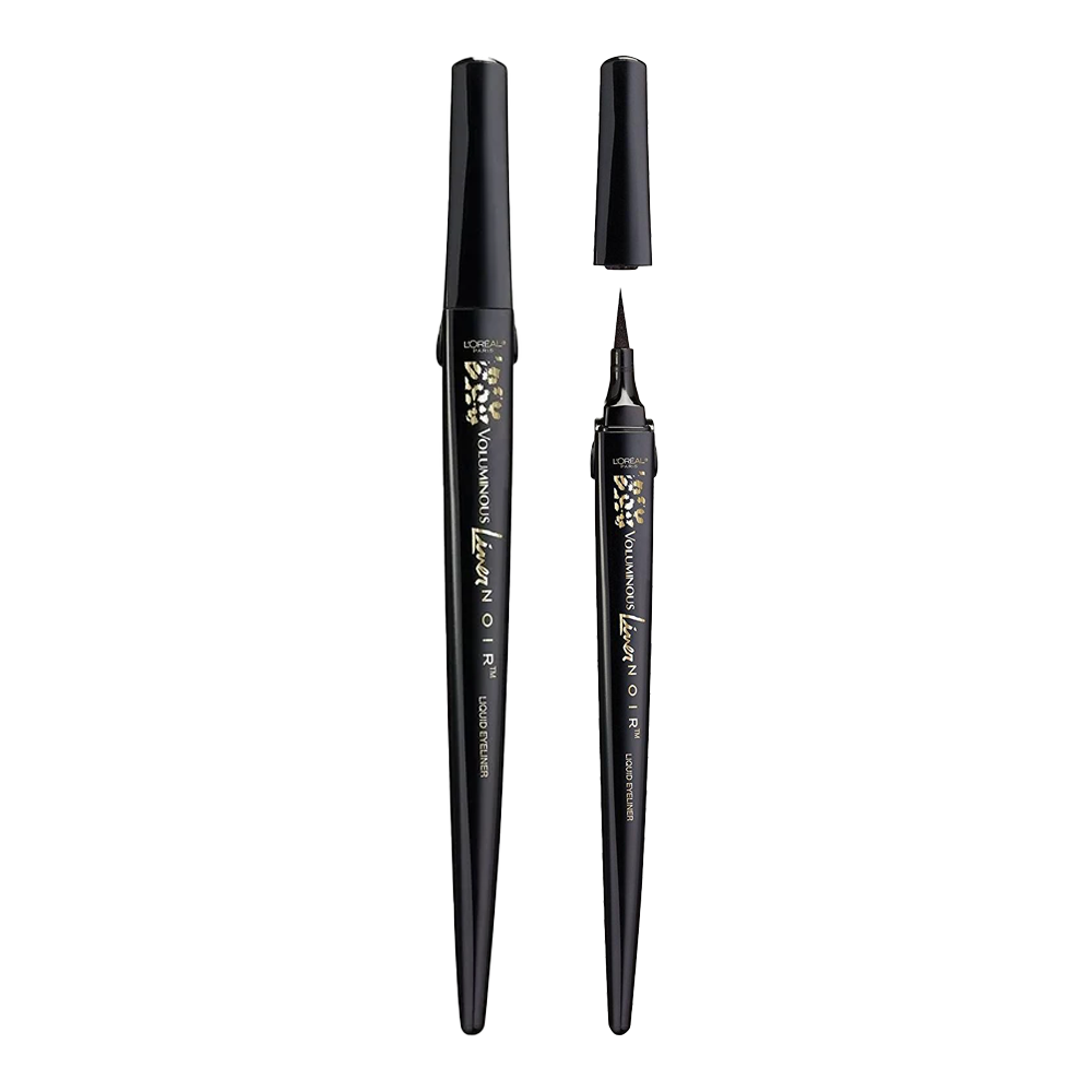 L'Oreal Voluminous Liner Noir Liquid Eyeliner 0.4ml 300 BLACKEST BLACK - 2 pack