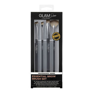 Glam Pro by Manicare Professional Series 4pc ESSENTIAL BROW BRUSH SET