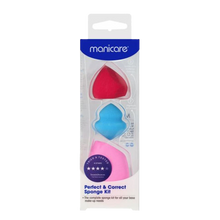 Load image into Gallery viewer, Manicare Perfect &amp; Correct 3pc Sponge Kit makeup sponges set
