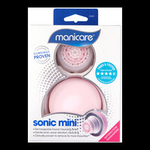 Load image into Gallery viewer, Manicare Sonic Mini Facial Cleansing brush in pink color
