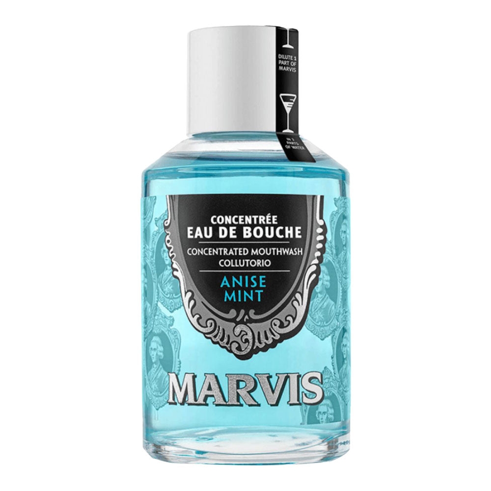 Marvis concentrated anise mint mouthwash in 120ml bottle