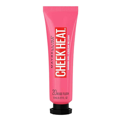 Maybelline Cheek Heat gel cream blush in shade 20 Rose Flush, 8ml tube