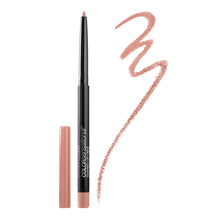 Load image into Gallery viewer, Maybelline Color Sensational Lip Liner 0.5g 105 Nude Whisper swatch – shade sample showing colour payoff Cosmetix Australia
