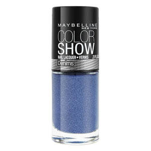 Maybelline Color Show Denims 7ml 20 STYLED OUT nail polish bottle in shade 20 STYLED OUT