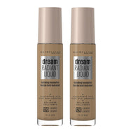 Maybelline Dream Radiant Liquid Foundation 30ml 120 CARAMEL - 2 pack