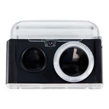 Load image into Gallery viewer, Maybelline Expert Tools Dual Pencil Sharpener 545 two-hole pencil sharpener in black
