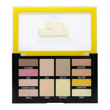 Load image into Gallery viewer, Maybelline Eyeshadow Palette Lemonade Craze 12g open to show vibrant lemonade-inspired colours

