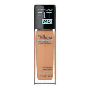 Maybelline Fit Me Matte + Poreless Foundation 30ml 322 Warm Honey – lightweight longwear foundation at Cosmetix Australia