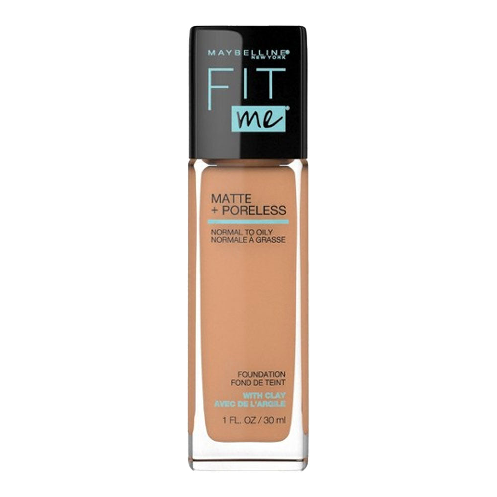 Maybelline Fit Me Matte + Poreless Foundation 30ml 322 Warm Honey – lightweight longwear foundation at Cosmetix Australia