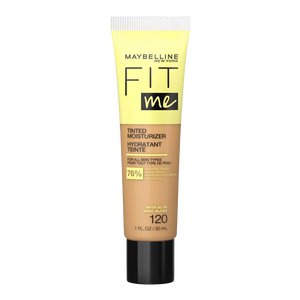Maybelline Fit Me Tinted Moisturiser 30ml 120 makeup on white background