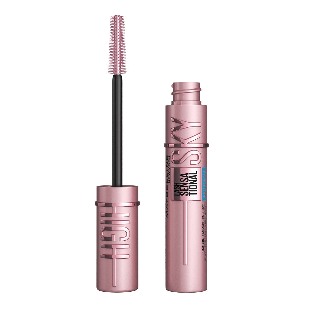 Maybelline Lash Sensational Sky High Waterproof Mascara 6ml 01 Very Black – lengthening waterproof mascara Cosmetix Australia