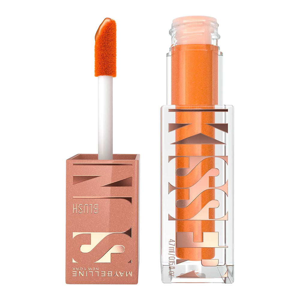 Maybelline Sunkisser Liquid Blush + Bronzer 07 Rooftop Views 4.7ml, blendable formula for natural glow – Cosmetix Australia
