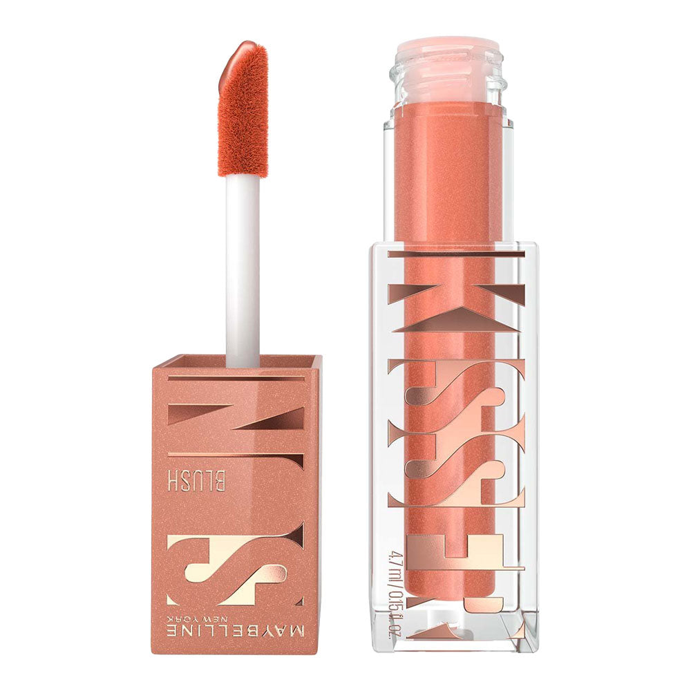 Maybelline Sunkisser Multi-Use Liquid Blush + Bronzer 03 Sol Search 4.7ml, blendable lightweight formula for radiant cheeks – Cosmetix Australia
