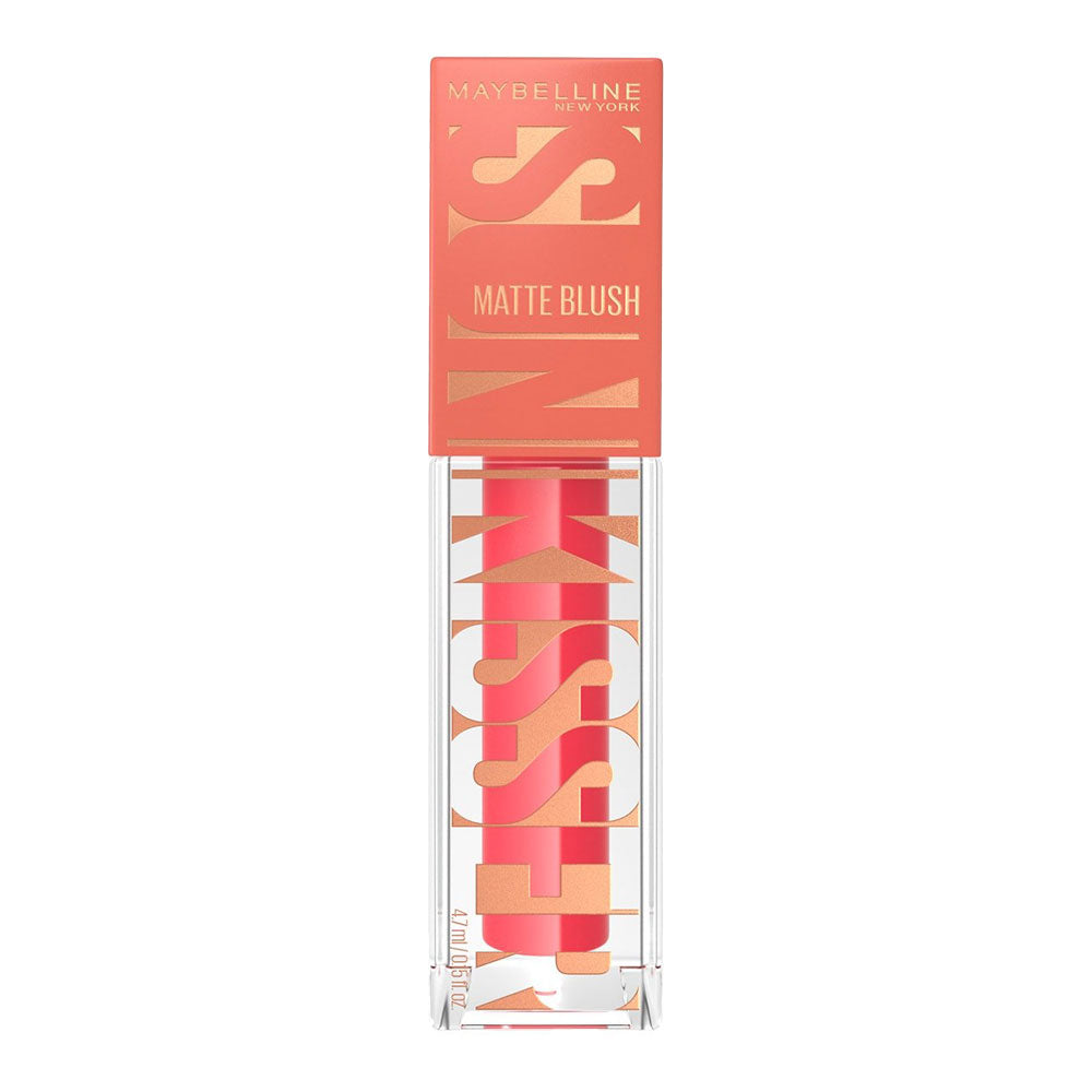 Maybelline Sunkisser Liquid Matte Blush 30 Pink Mirage 4.7ml, blendable formula for soft matte glow – Cosmetix Australia