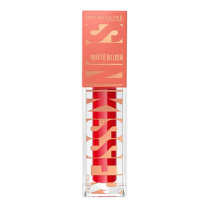 Maybelline Sunkisser Liquid Matte Blush 36 Spicy Red 4.7ml, blendable formula for soft matte glow – Cosmetix Australia