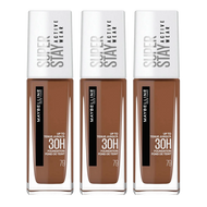 Maybelline Super Stay 30H Active Wear Foundation 30ml 79 WARM CHESTNUT - 3 pack