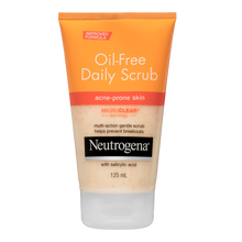 Load image into Gallery viewer, Neutrogena Oil-Free Daily Scrub Acne-Prone Skin 125ml skincare product in a bottle
