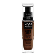 NYX Can't Stop Wont Stop Full Coverage Foundation 30ml CSWSF24 DEEP ESPRESSO