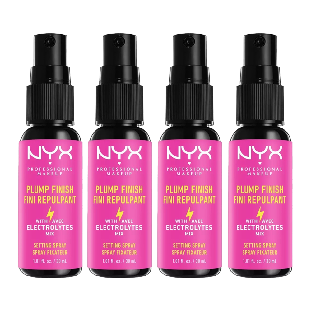 NYX Plump Finish Setting Spray 30ml - 4 pack