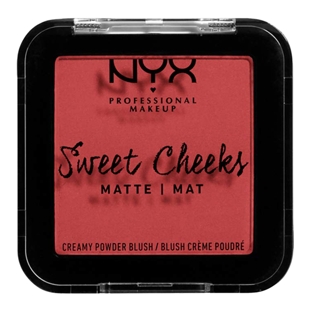 NYX Sweet Cheeks Matte Creamy Powder Blush in Citrine Rose, 5g