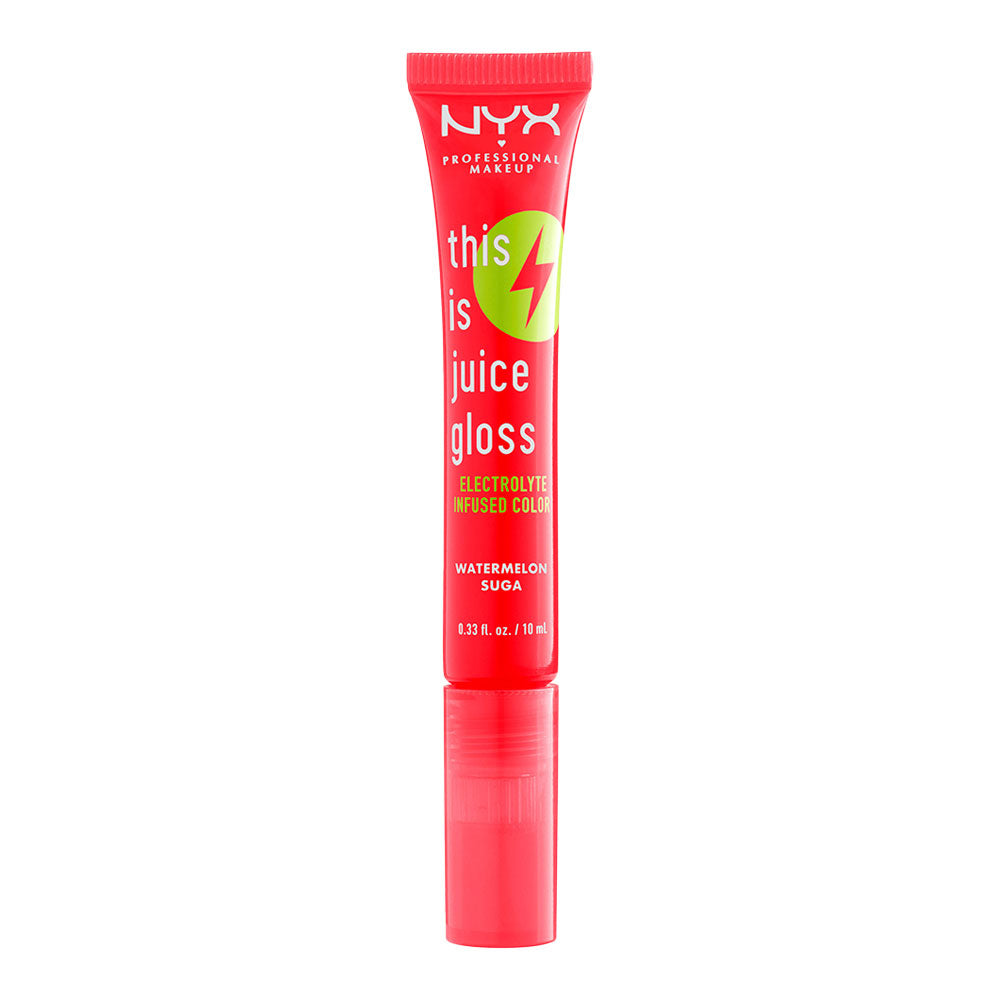 NYX This is Juice Gloss 10ml TIJG02 WATERMELON SUGA product image in vibrant coral shade