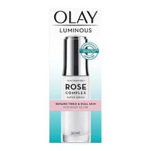 Load image into Gallery viewer, Olay Luminous Niacinamide plus Rose Complex Super Serum 30ml in original packaging
