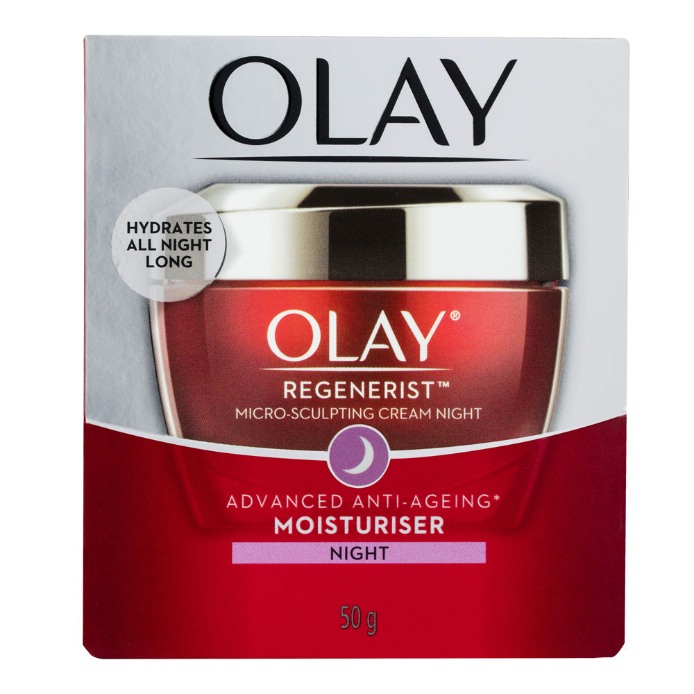 Olay Regenerist Micro-Sculpting Night Cream 50g in a 50g jar packaging