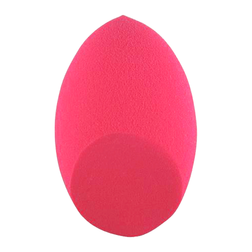 Pink olive cut beauty sponge for makeup application