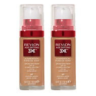 Revlon Age Defying 3X Foundation 30ml 60 GOLDEN BEIGE - 2 pack