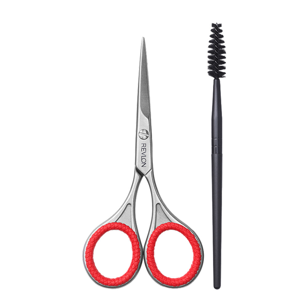 Revlon Brow Shaping Scissor & Brush Set 04607 for precise eyebrow grooming
