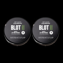 Load image into Gallery viewer, Revlon ColorStay Blot Mattifying Setting Powder 15g 001 - 2 pack, 2 pack of mattifying setting powder in 001 shade
