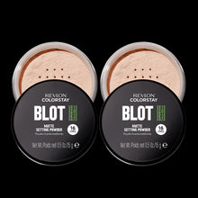Load image into Gallery viewer, Revlon ColorStay Blot Mattifying Setting Powder 15g 001 - 2 pack - 2 pack of blot mattifying setting powder by Revlon in 15g size
