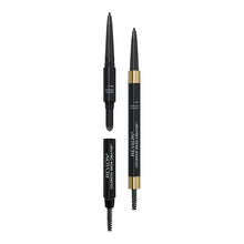 Load image into Gallery viewer, Revlon ColorStay Brow Creator in Soft Black, 0.32g, product 615, angled tip

