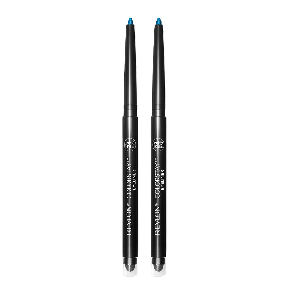 Revlon ColorStay Eyeliner Crayon 205 SAPPHIRE - 2 pack, 0.28g, blue color