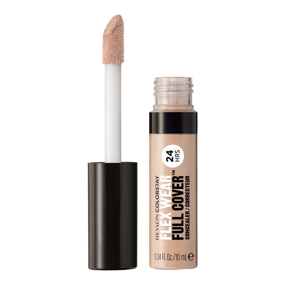 Revlon ColorStay Flex Wear Full Cover Concealer 020 Bisque 10ml, crease-resistant, lightweight coverage – Cosmetix Australia