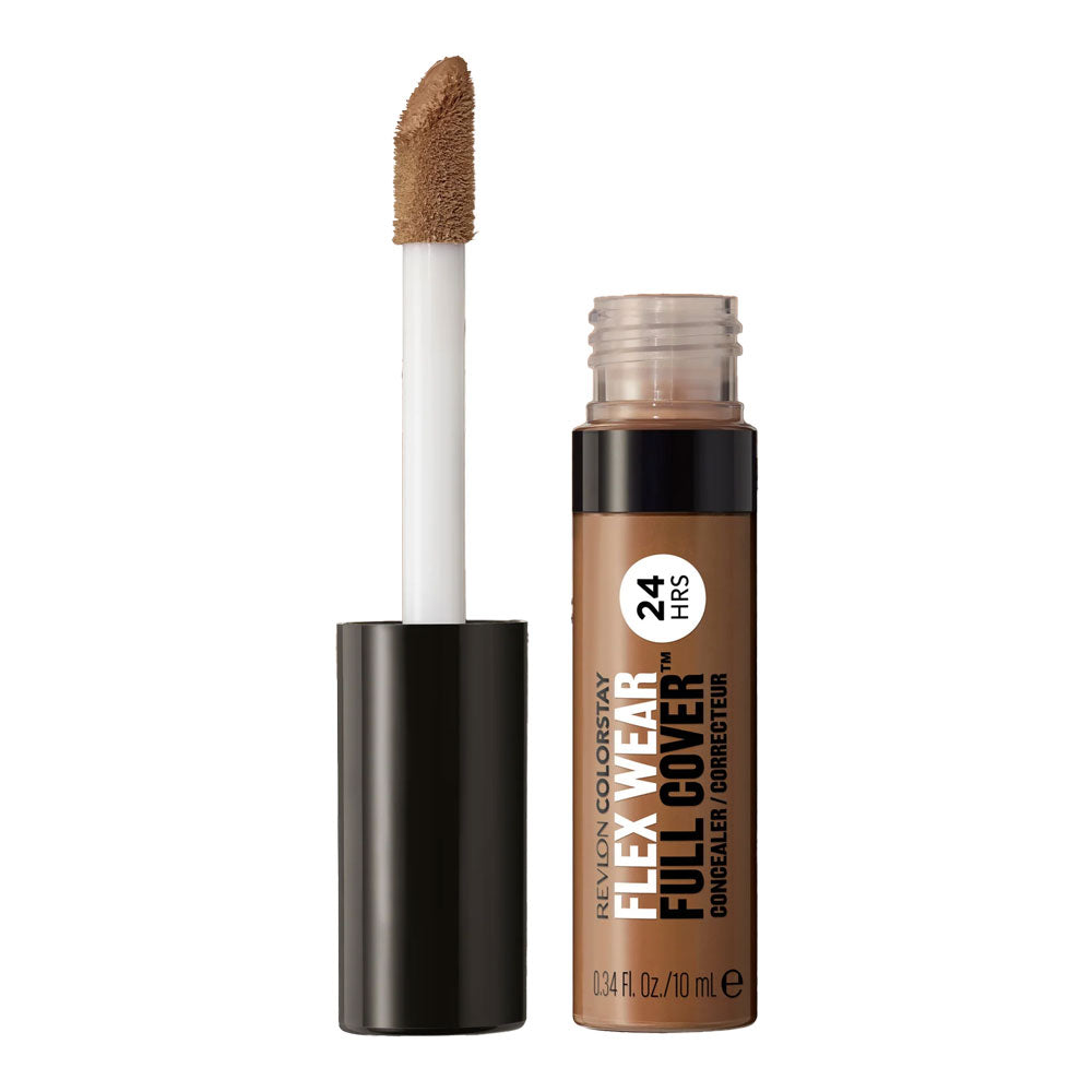 Revlon ColorStay Flex Wear Full Cover Concealer 076 Caramel 10ml, crease-resistant, lightweight full coverage – Cosmetix Australia